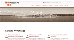 Desktop Screenshot of miljodata.se